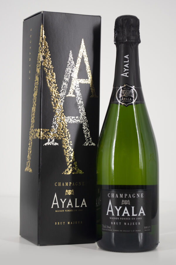 Ayala Brut Majeur champagne met giftbox