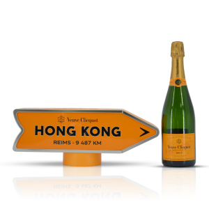 Veuve Clicquot Brut mit Arrow Hong Kong